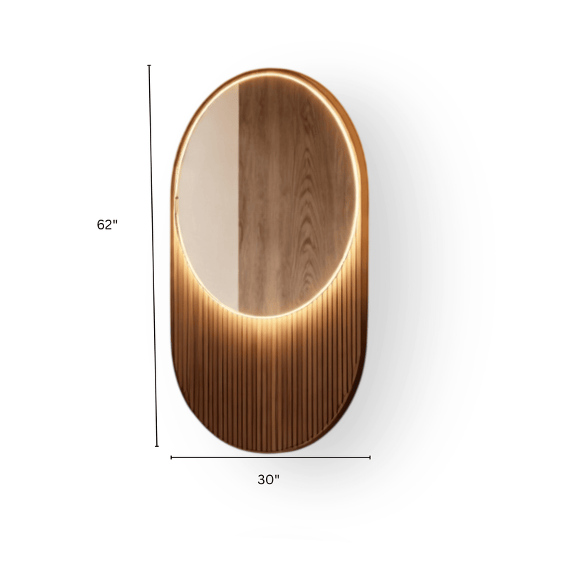 Kiva 62" Fluting Wall Mirror