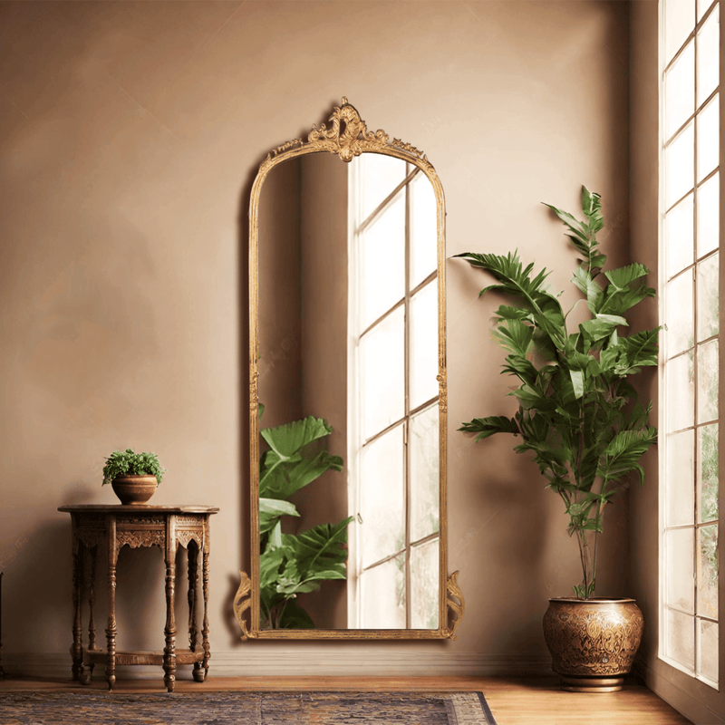 Victorian Arched Full-length Mirror