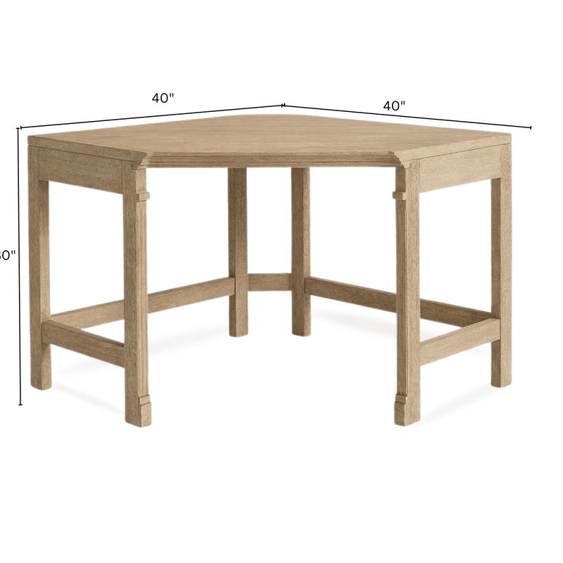 Arc Wooden Workstation Desk