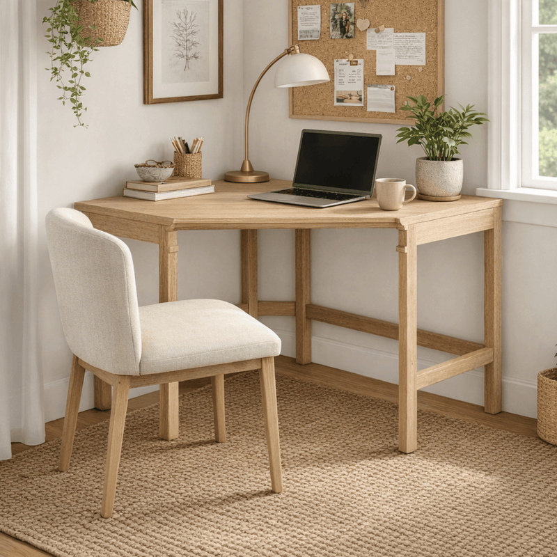 Arc Wooden Workstation Desk