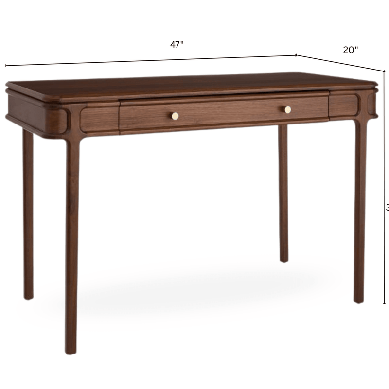 Edge Wooden Workstation Desk