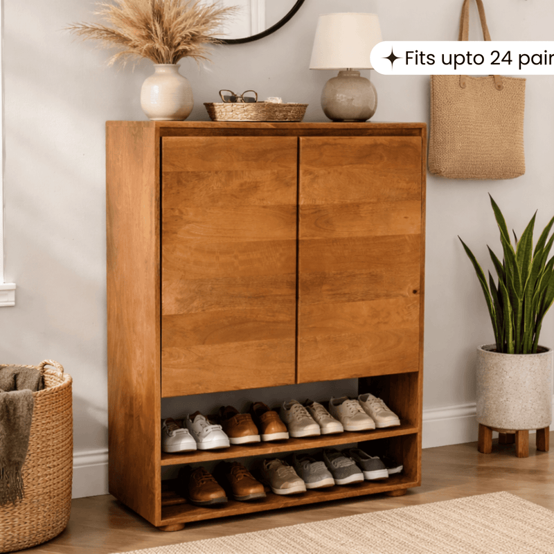 Panache Wooden 6-Tier Shoe Cabinet
