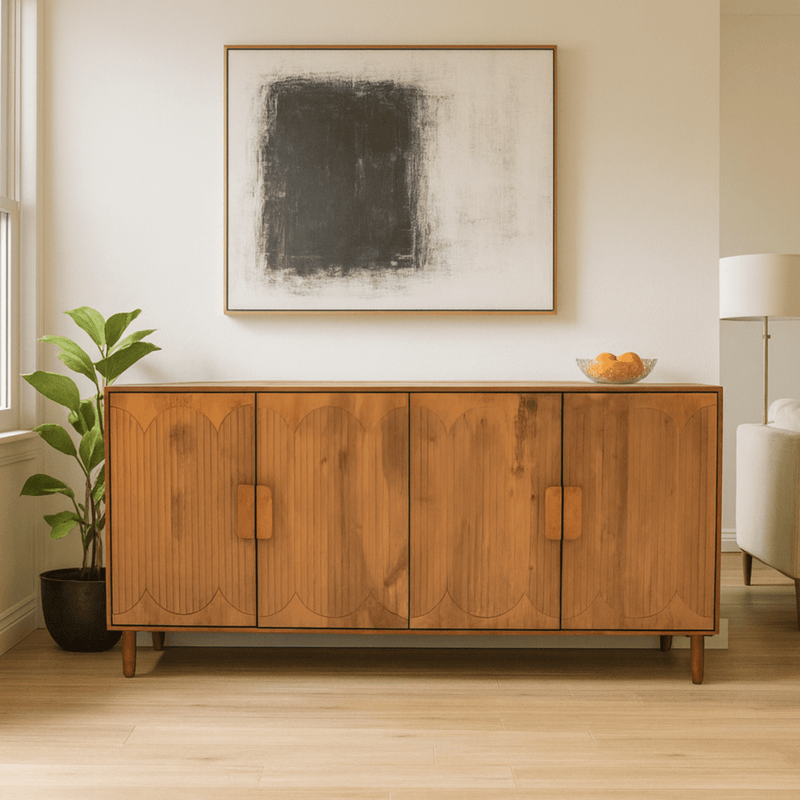 Aamna Wooden 70" Sideboard