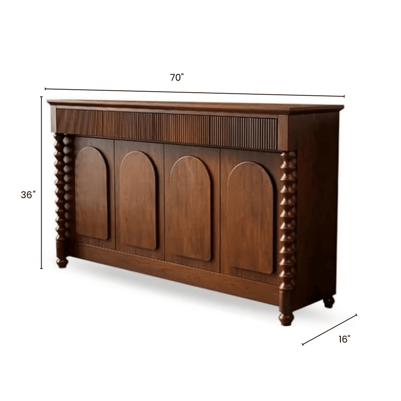 Kanak Wooden 70" Sideboard