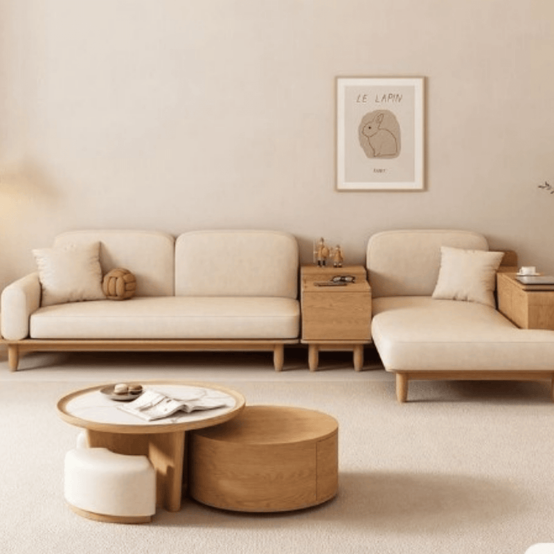 Cara Custom Wooden Upholstered Sofa & Daybed