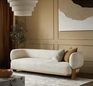 Forum Custom Wooden Upholstered Sofa - Sofas - Gharaana