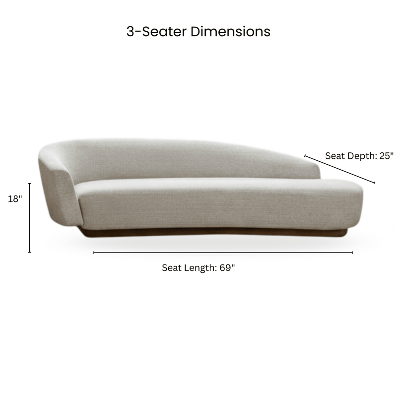 Kusha Plush Wooden Upholstered Sofa Set