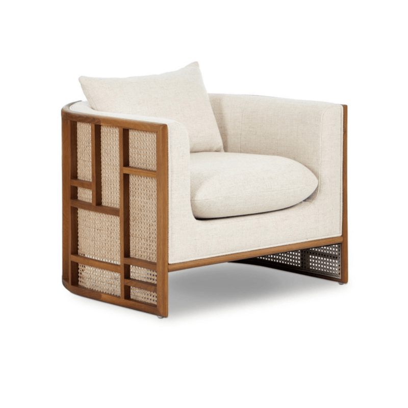 Veda Custom Wooden Upholstered Sofa