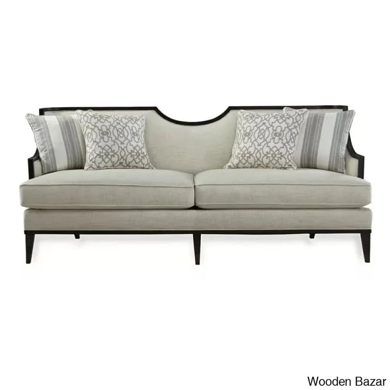 Hadden Sofa with Reversible Cushions - Wooden Bazar