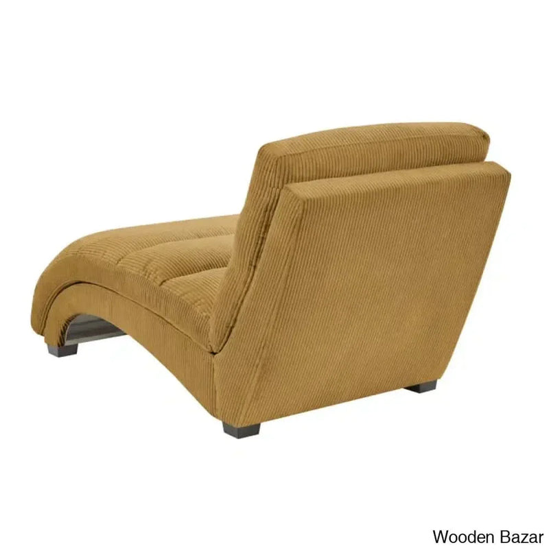 Hamingo New Upholstered Chaise Lounge - Wooden Empiro