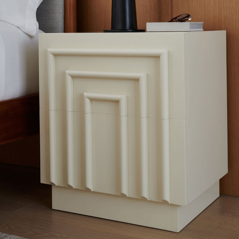 Linovo Stylish Bedside Table - Wooden Empiro