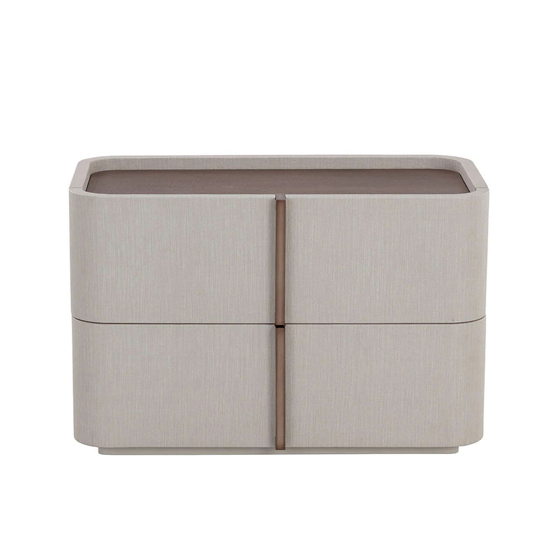 Rockerz Modern Curved Bedside table - Wooden Empiro