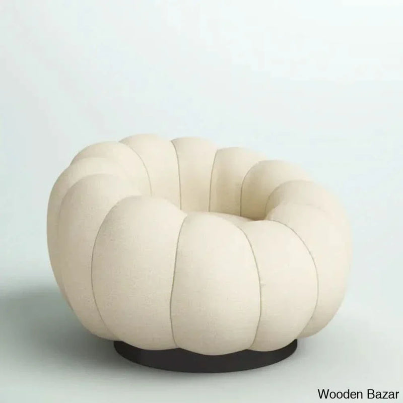 Humberto 36.6'' Wide Swivel Papasan Chair