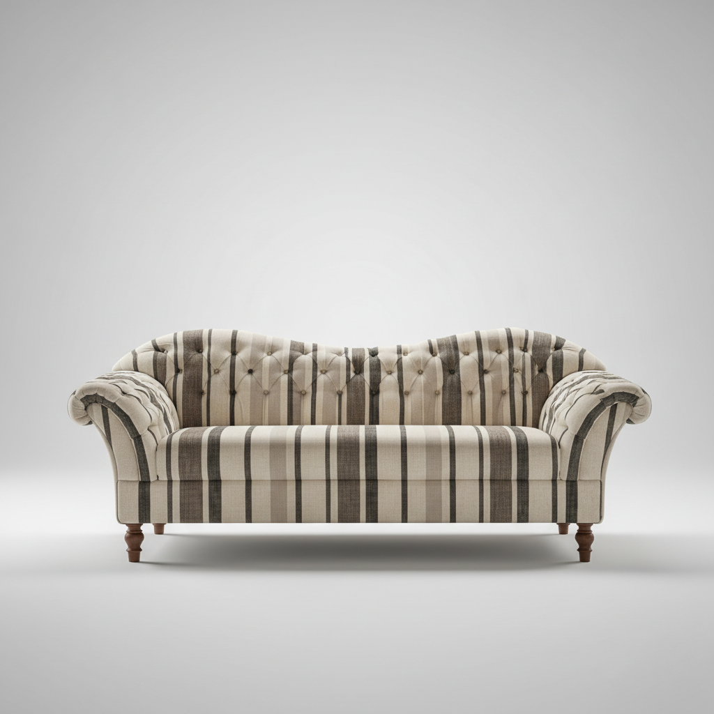 Khyber Sofa — Heritage Detailed Seating, made to order by Wooden Empiro