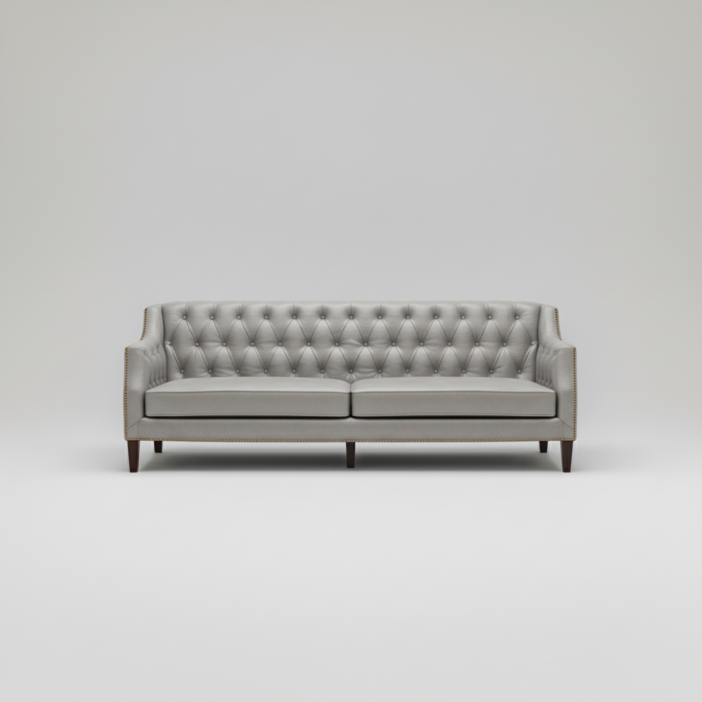 Tufted Sofa — Deep Button Detail, made to order by Wooden Empiro — view 7