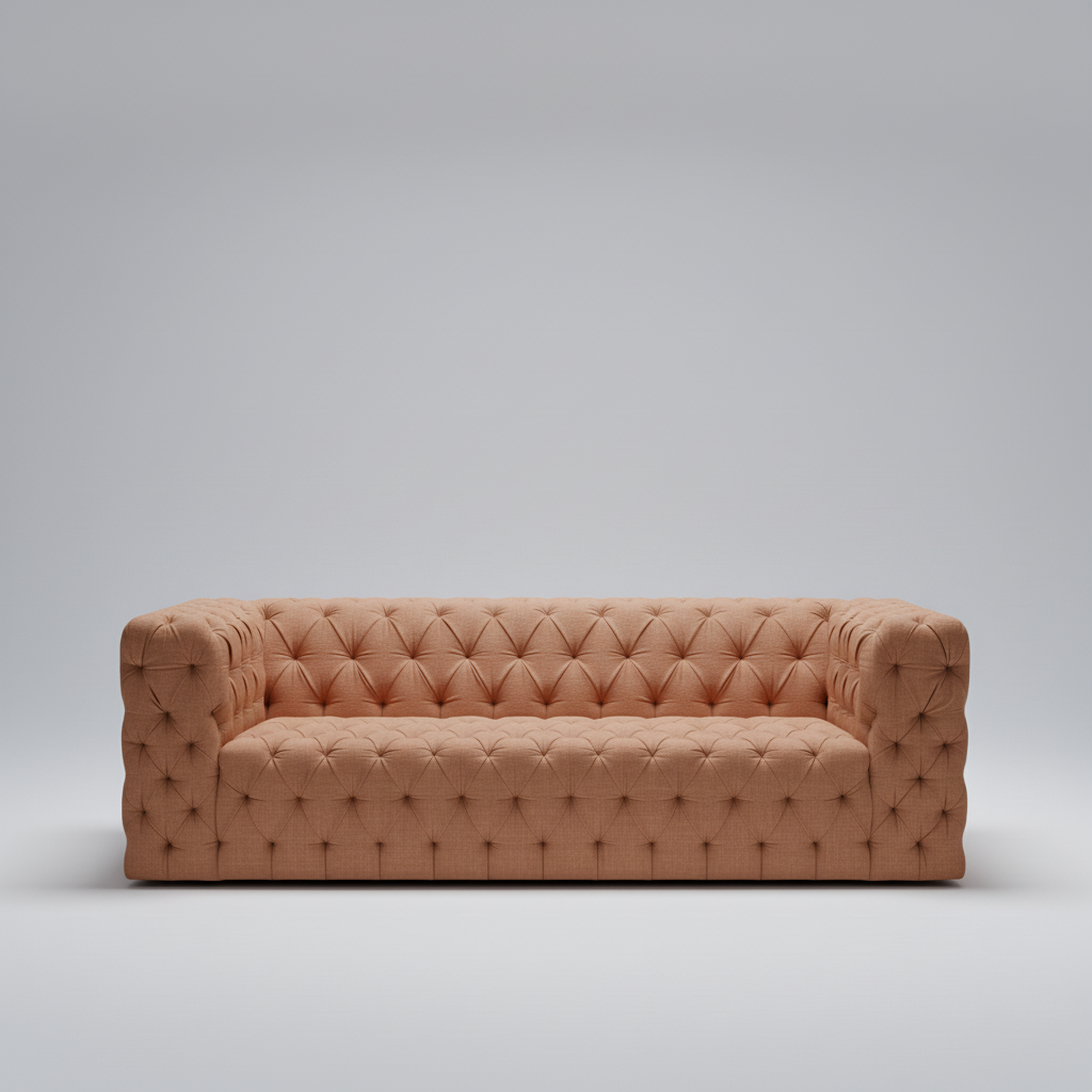 Verona Sofa — All-Over Tufted Modern, made to order by Wooden Empiro — view 5