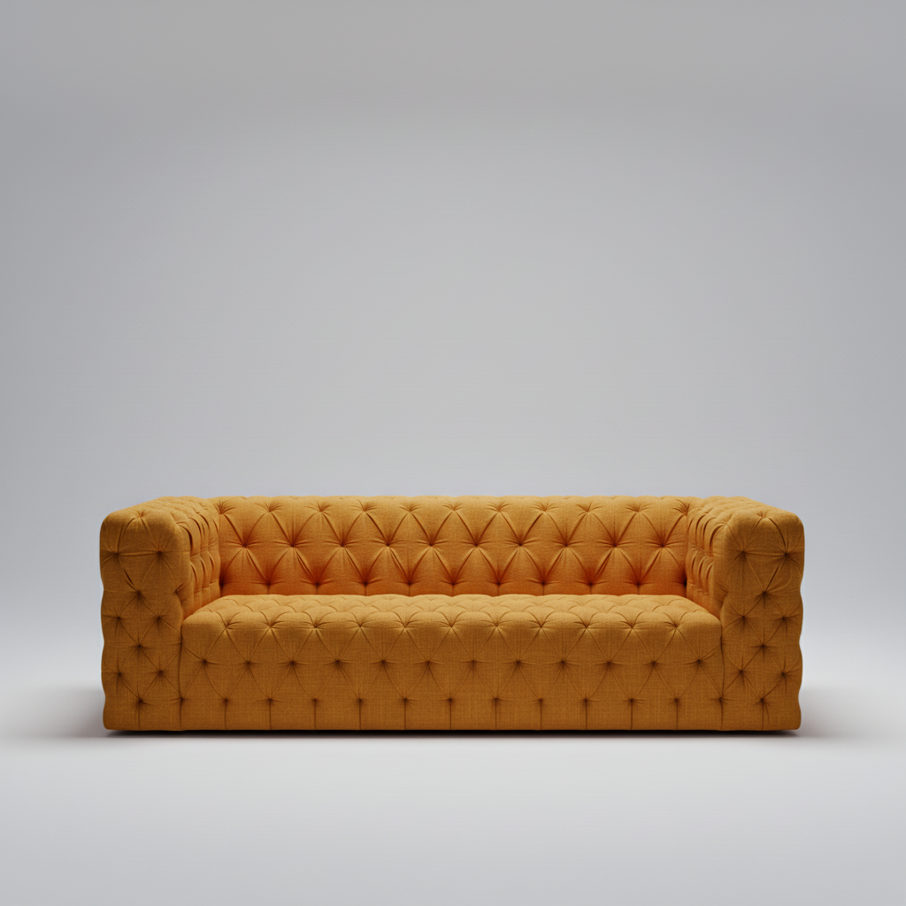Verona Sofa — All-Over Tufted Modern, made to order by Wooden Empiro — view 6