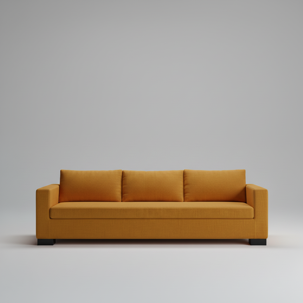Milo Sofa — Clean-Lined 3-Seater, made to order by Wooden Empiro — view 4