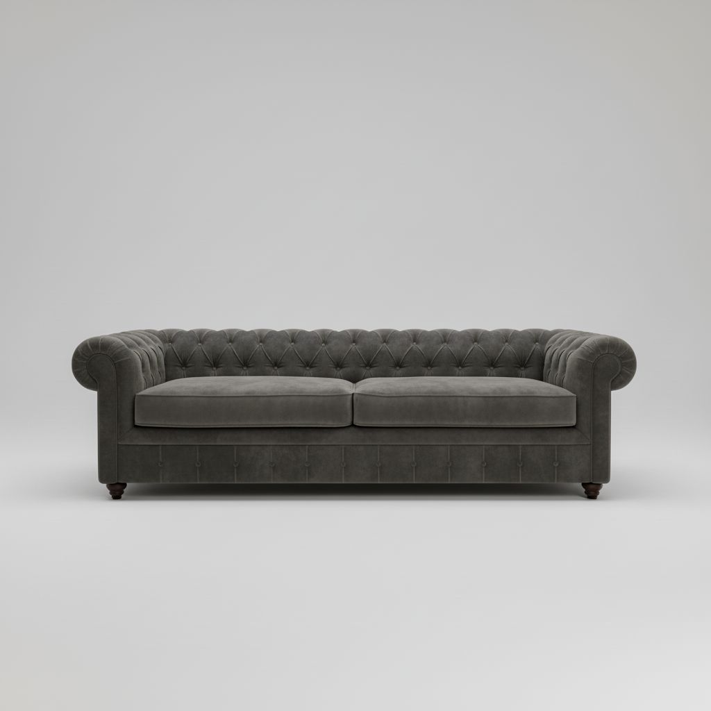 Solace Sofa — Chesterfield Tufted, made to order by Wooden Empiro — view 2