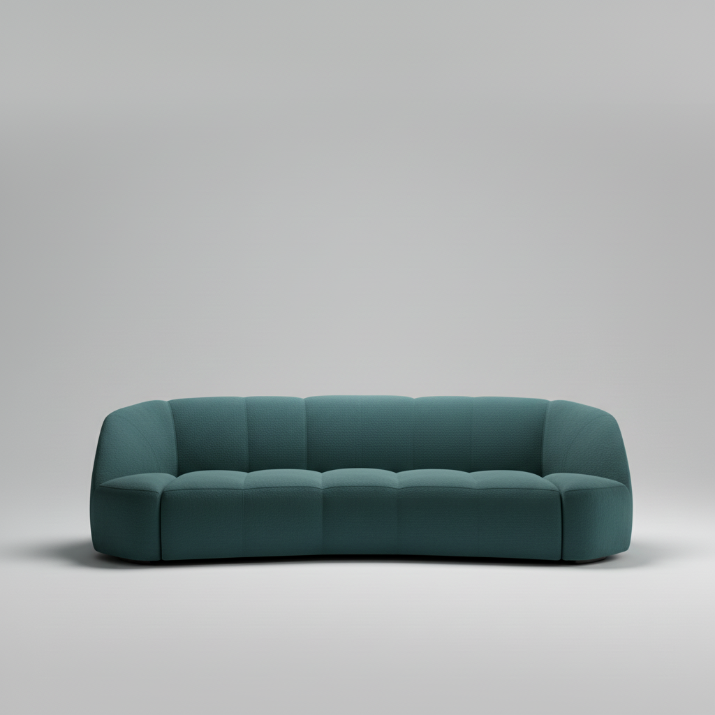 Zenith Sofa — Rounded Cocoon Lounge, made to order by Wooden Empiro
