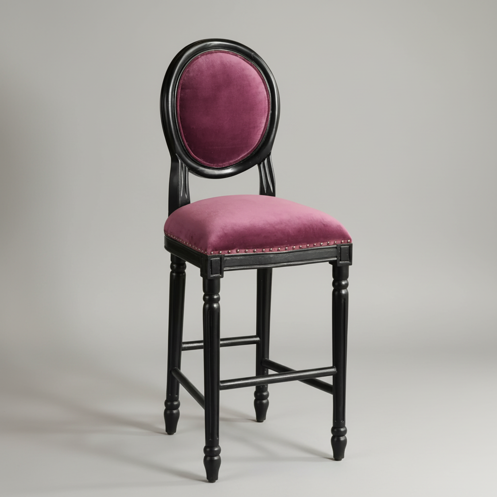 Gulabo Bar Chair – Velvet Bar Chair