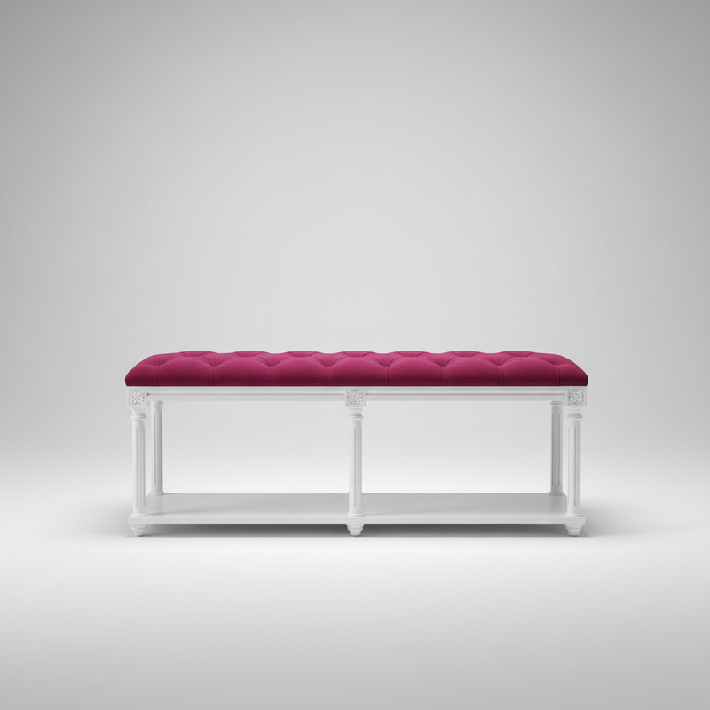 Tufted Colonial Bench