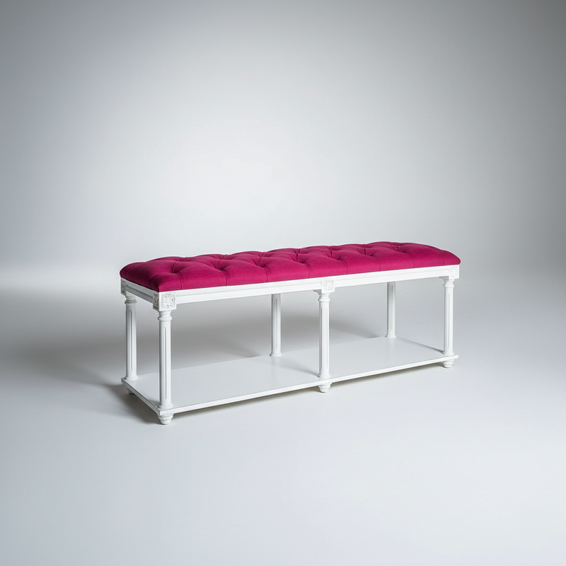 Tufted Colonial Bench
