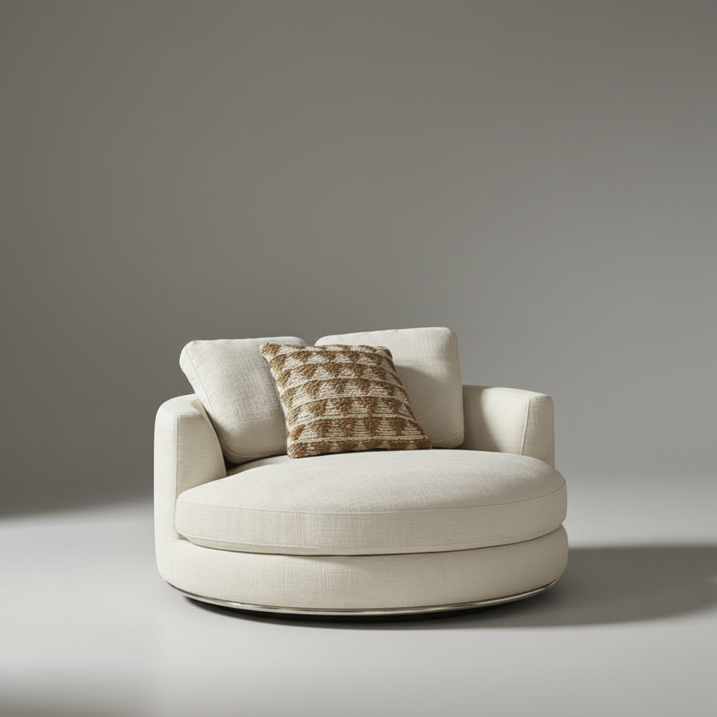 Ivory Nest Lounge – Luxury Ivory Lounge Chair