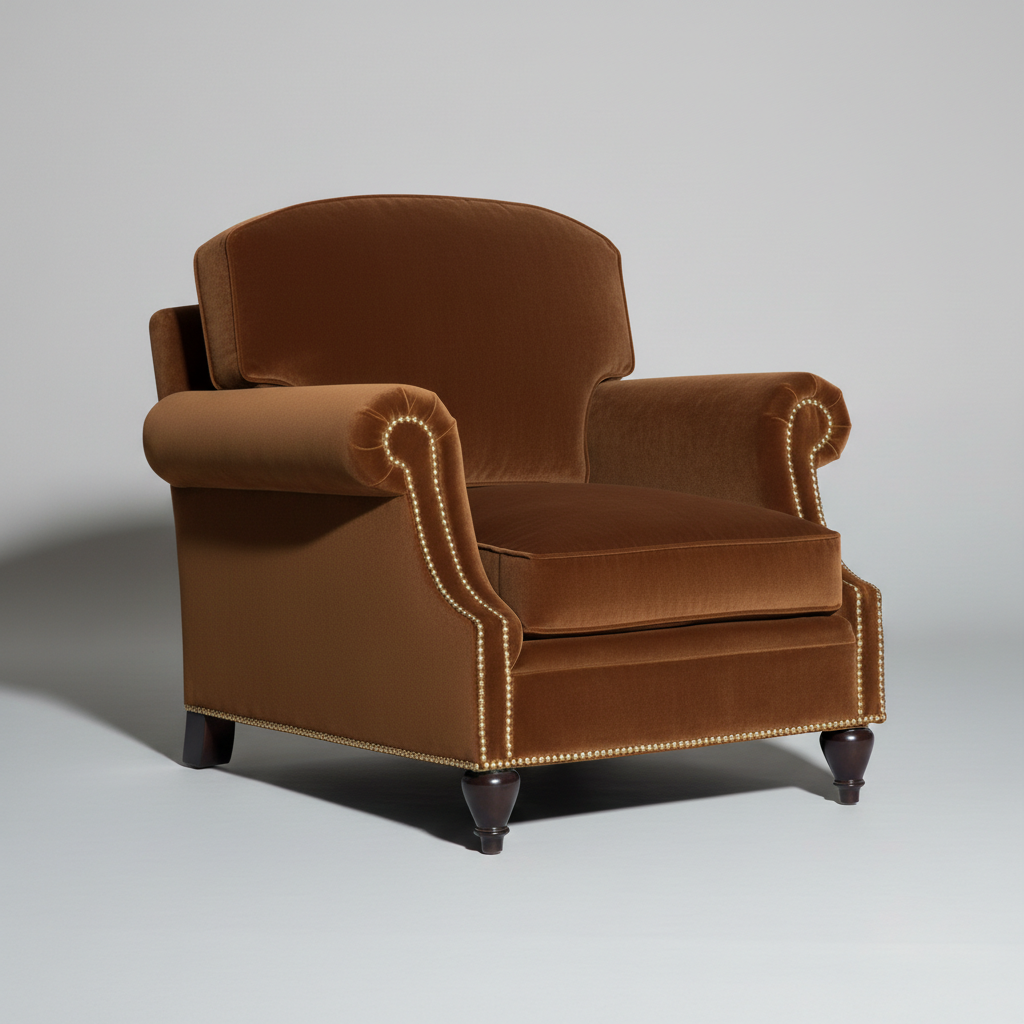 The Noir Regent Chair – side profile