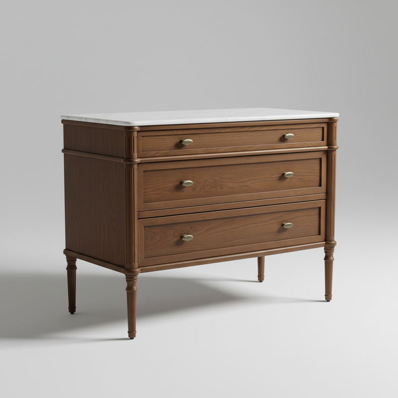 Marble Crest Drawer Chest
