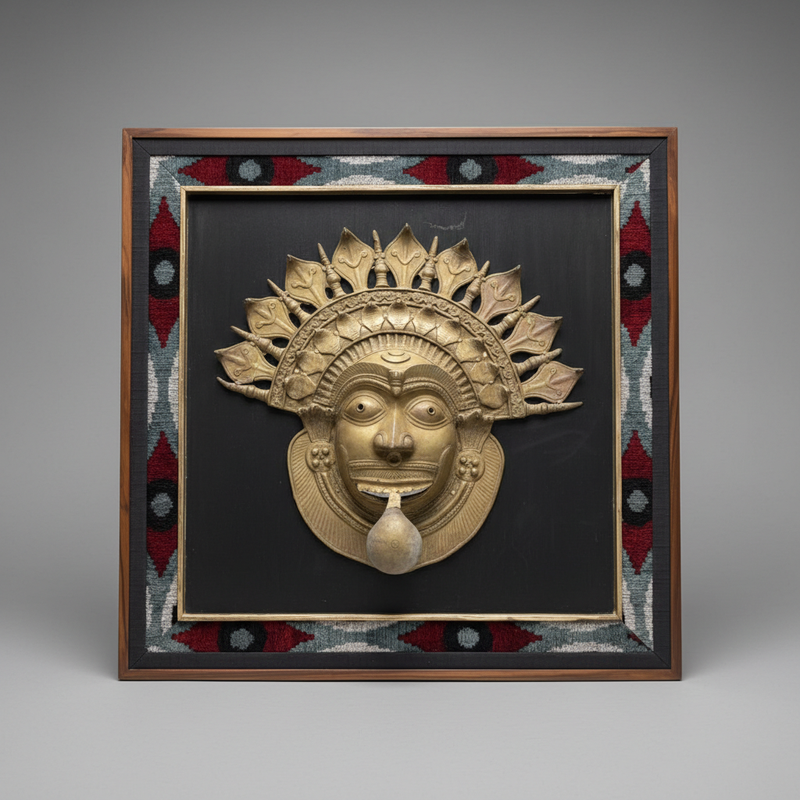 Kirtimukha Brass Mask (One of One)