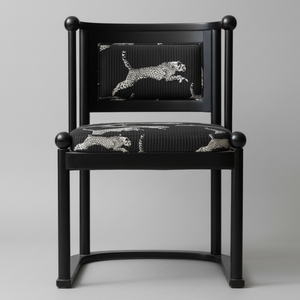 Prowl Noir Chair – Sculptural Black Dining Chair