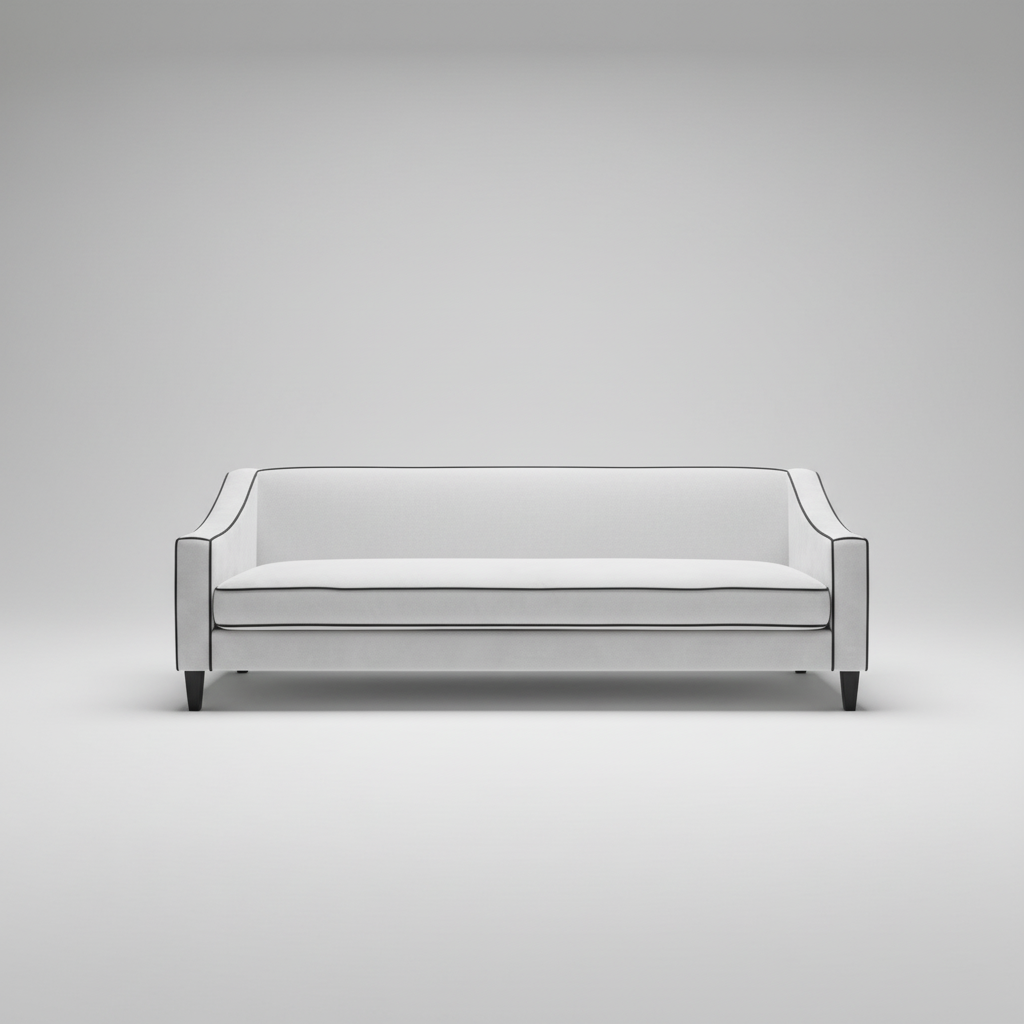 The Majestic Sofa — Architectural Lines, made to order by Wooden Empiro — view 3