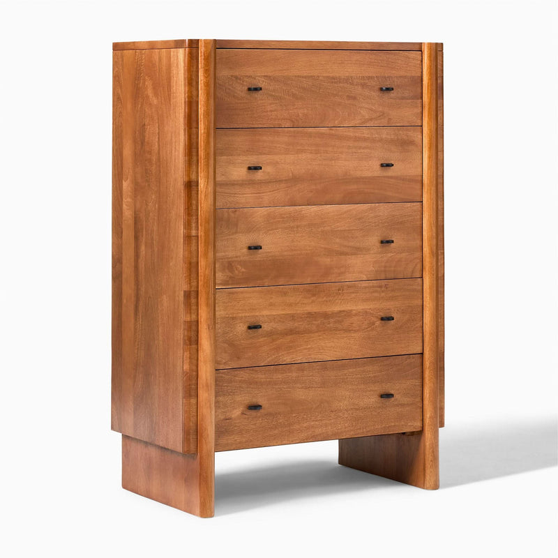 Werty 5-Drawer Dresser - Wooden Empiro