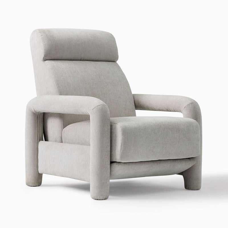Kaizone Modern Plush Recliner Chair - Wooden Empiro