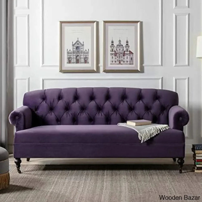Jennifer Taylor Home Mackenzie Sofa, Purple