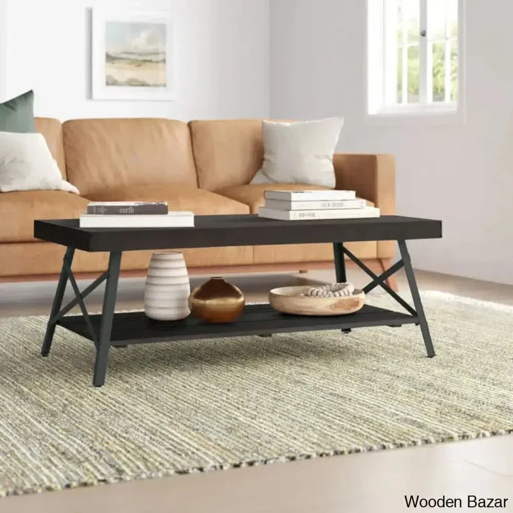 Lagunay Solid Wood Coffee And Center Table Espresso