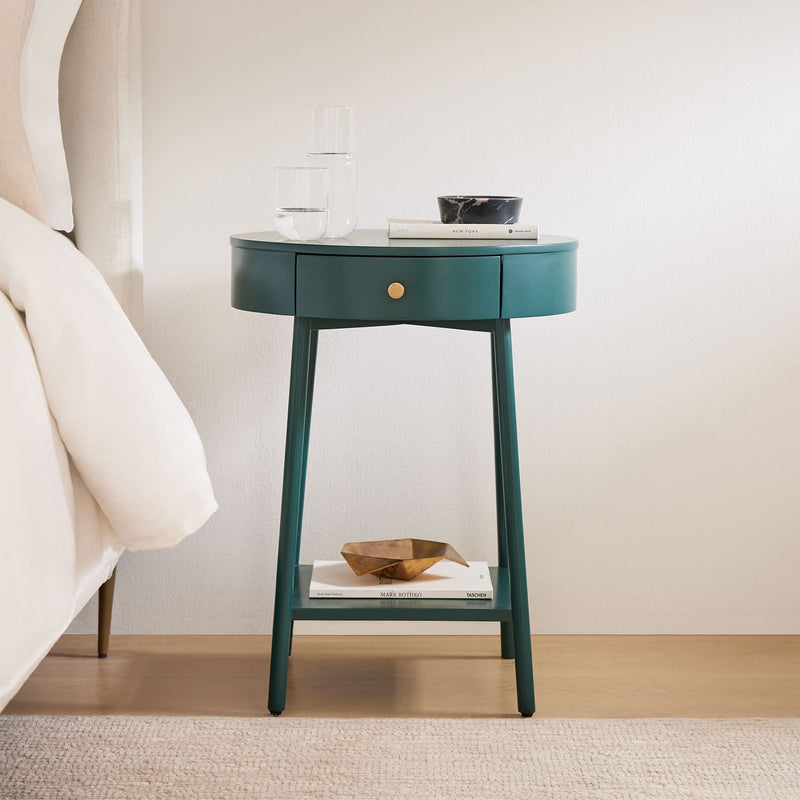 Kinnper Bedside Table - Wooden Empiro