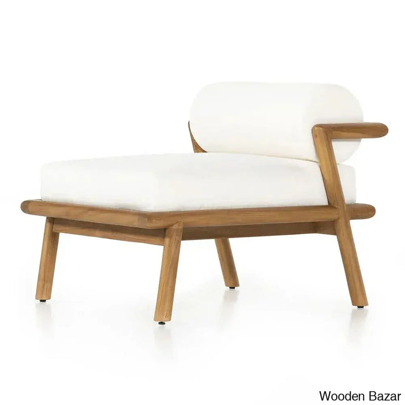 Linda Outdoor Sofa with Solid Wood Frame - Wooden Empiro
