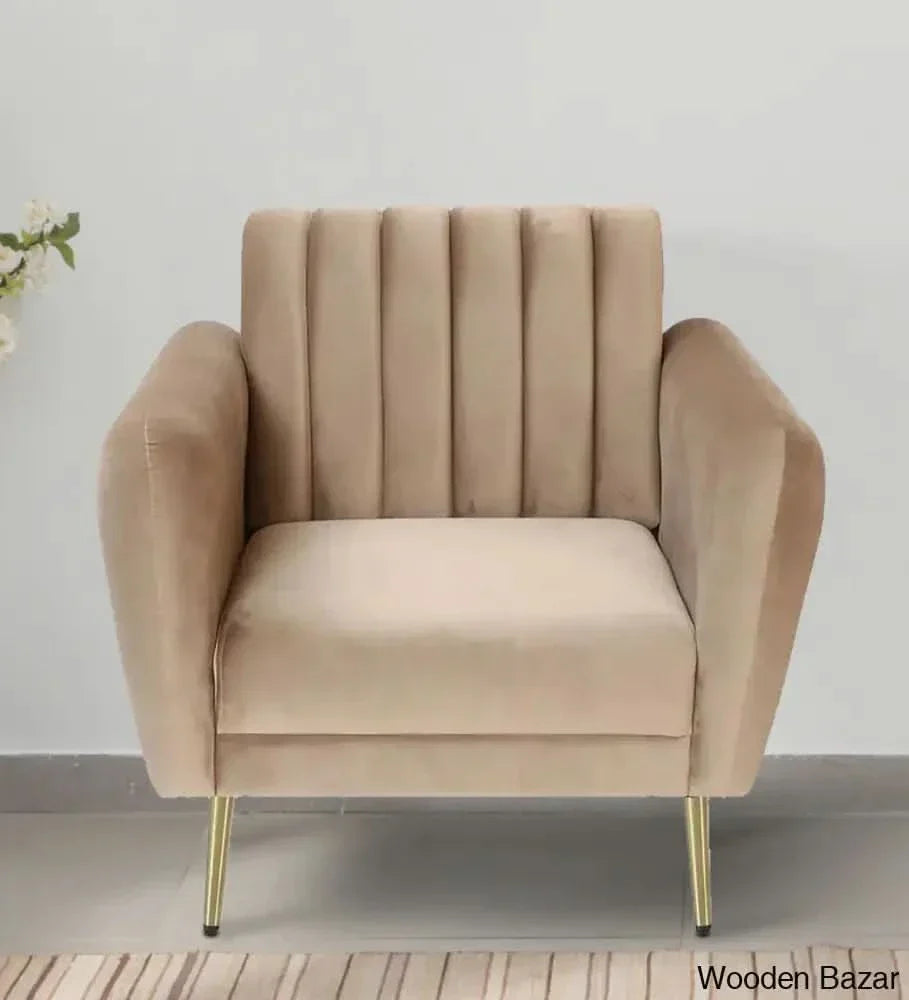 Luxurious Camel Yellow Fabric 3-Seater Sofa The Ultimate Trendy Furniture For Stylish Living Spaces