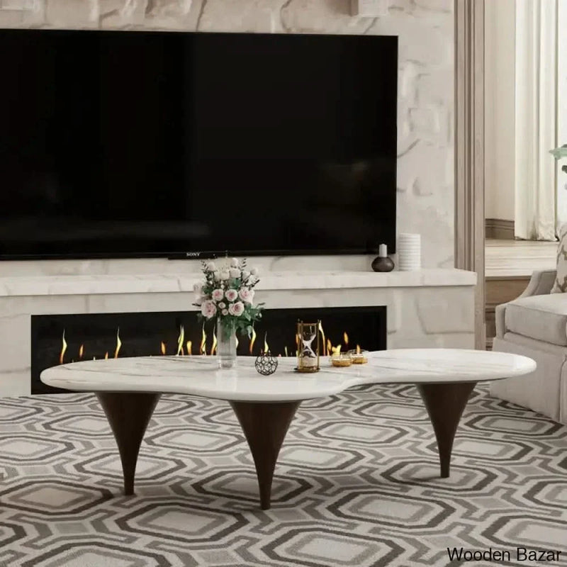 Maesay Heterosexual White Coffee and center Table