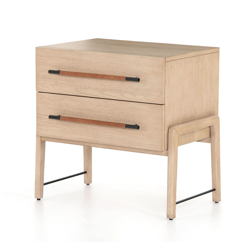 Falguni 2 Drawer Bedside table - Wooden Empiro
