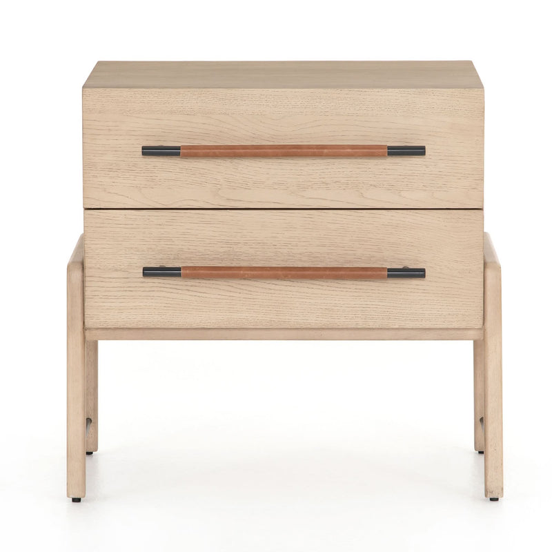 Falguni 2 Drawer Bedside table - Wooden Empiro