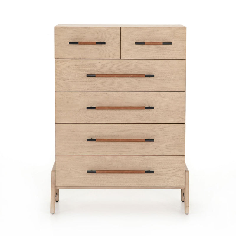 Yuneer Tall 6-Drawer Dresser - Wooden Empiro