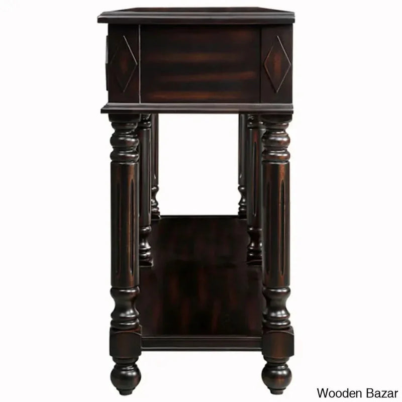 Malee Console Table in teak wood antique