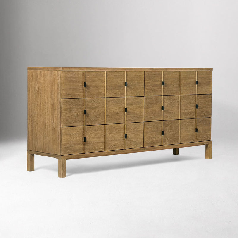 Hakker 6-Drawer Dresser - Wooden Empiro