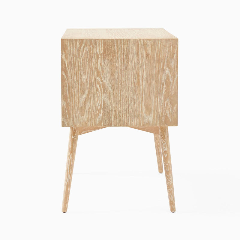 Reclier Mid-Century Closed Nightstand - Wooden Empiro