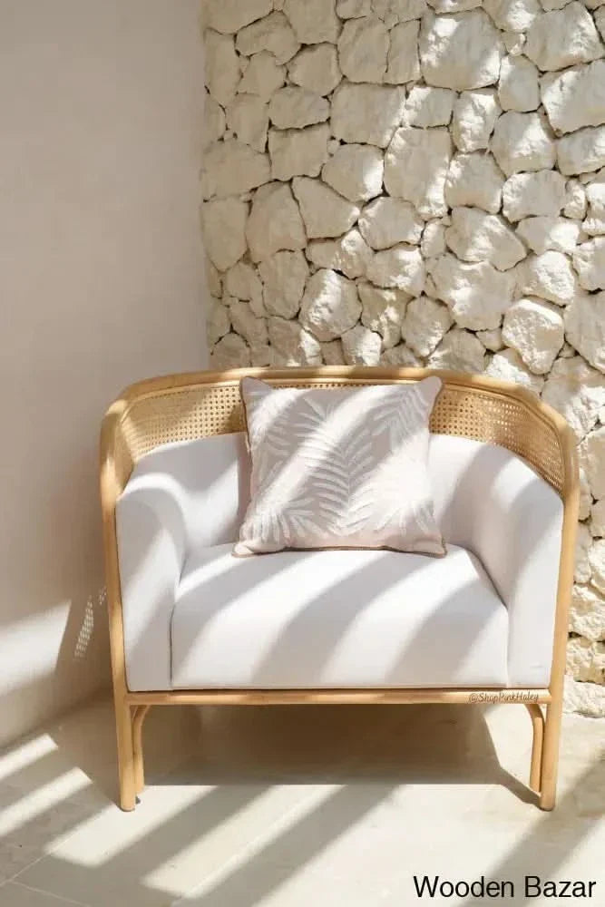 Mikale Modern Rattan Cane Accent Chair | Stylish and Modern Seating