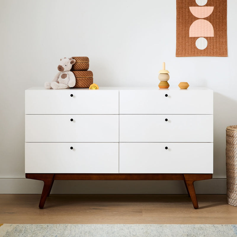 Modern 6-Drawer Dresser - Wooden Empiro