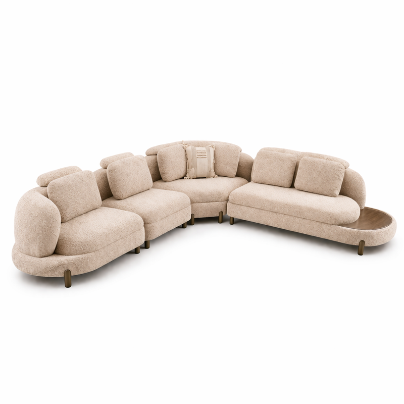 Armoda Modern Luxury Corner 7 Seater Sofa Set
